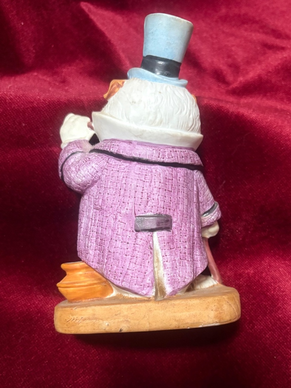 Vintage Anthropomorphic Pig Figurine with Quote - Picture 4 of 6